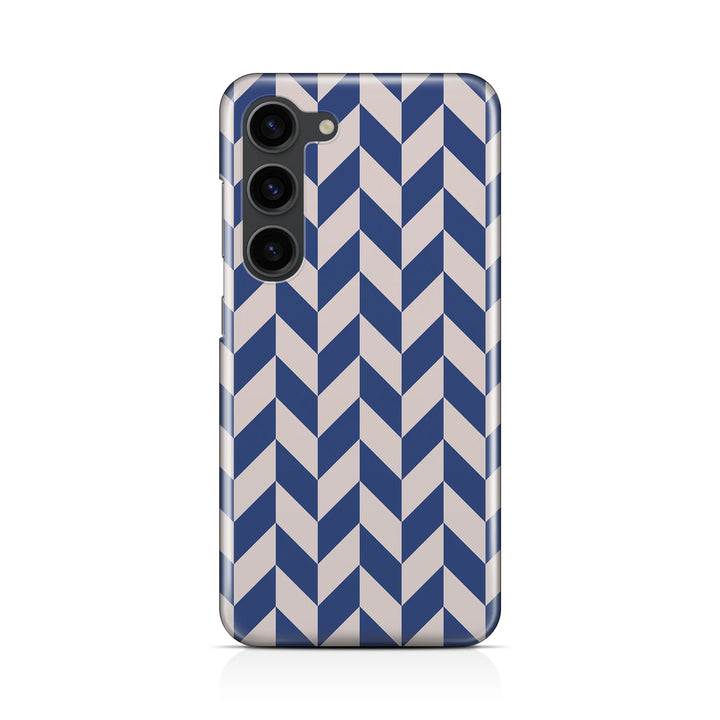 BLUE CHEVRON CHECKERS