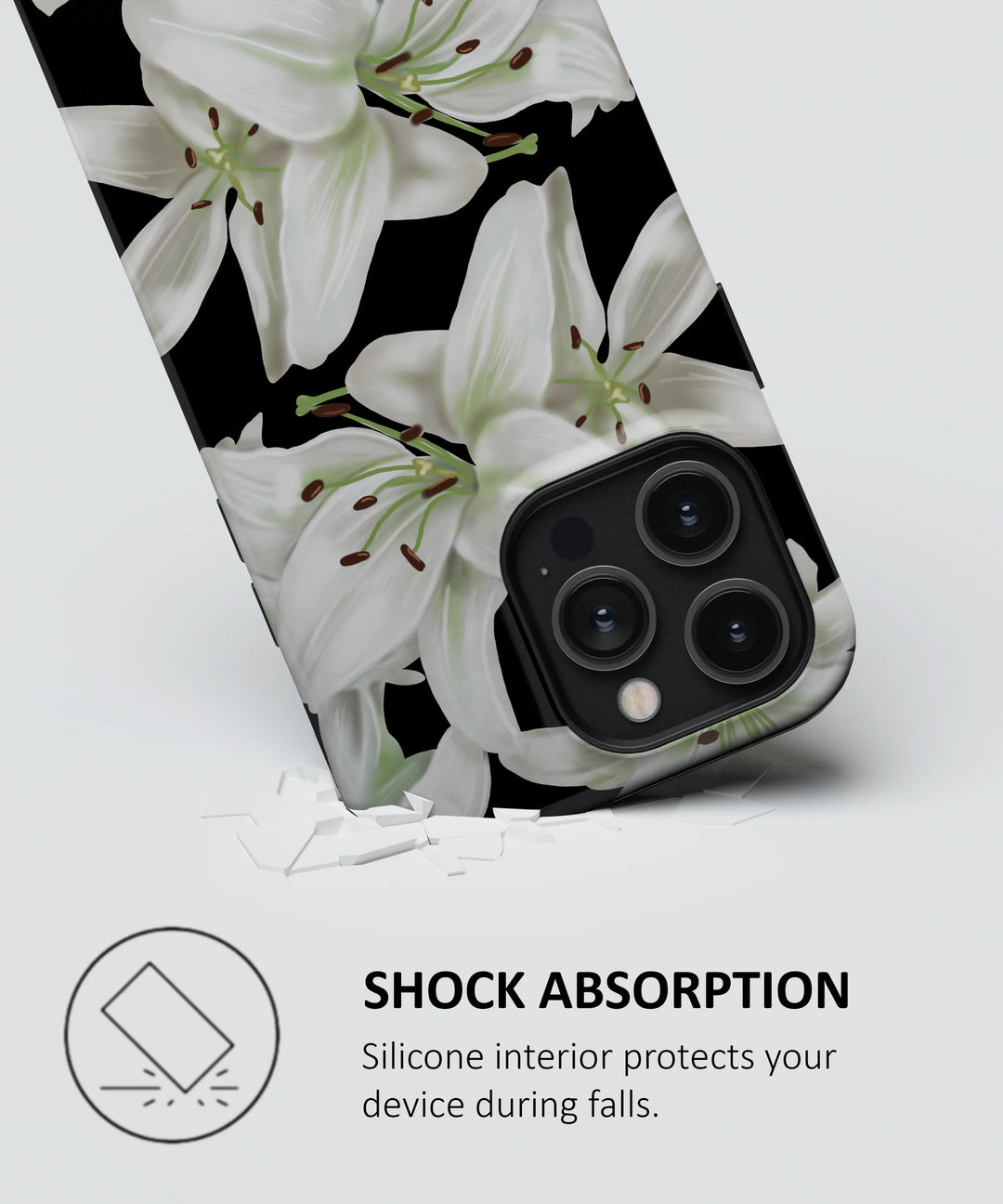 WHITE LILY CHARM