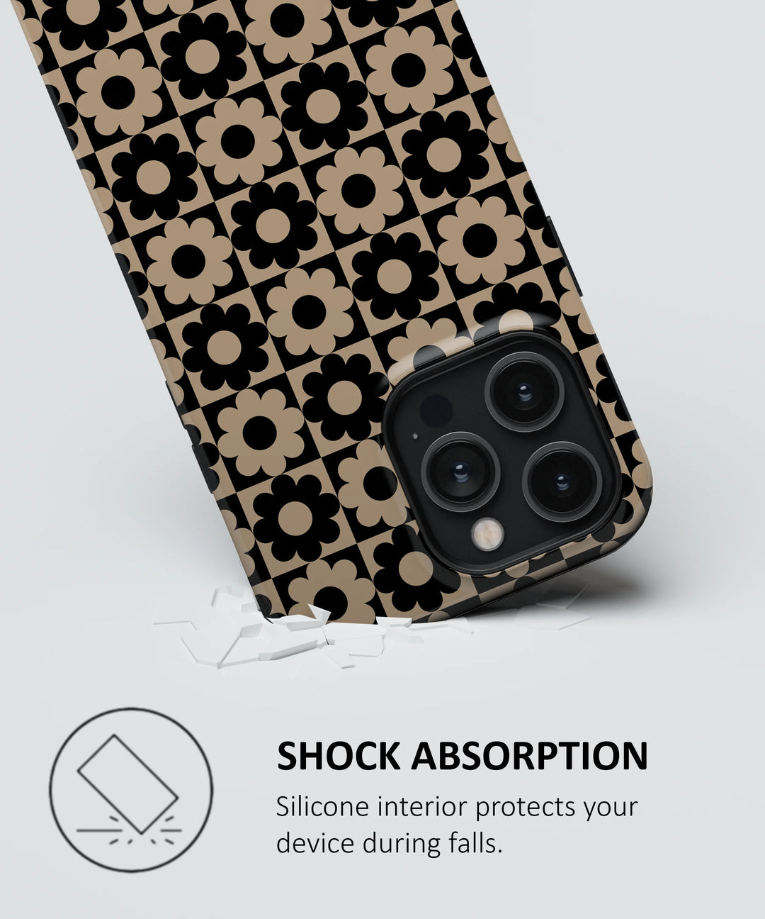BEIGE AND BLACK BLOOM