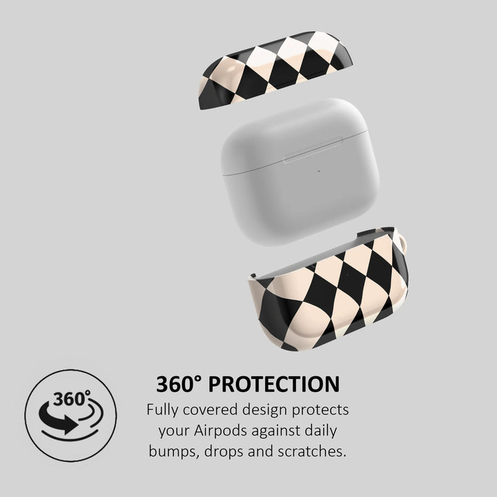 CHIC CHECKERED GEMS - AIRPOD CASE