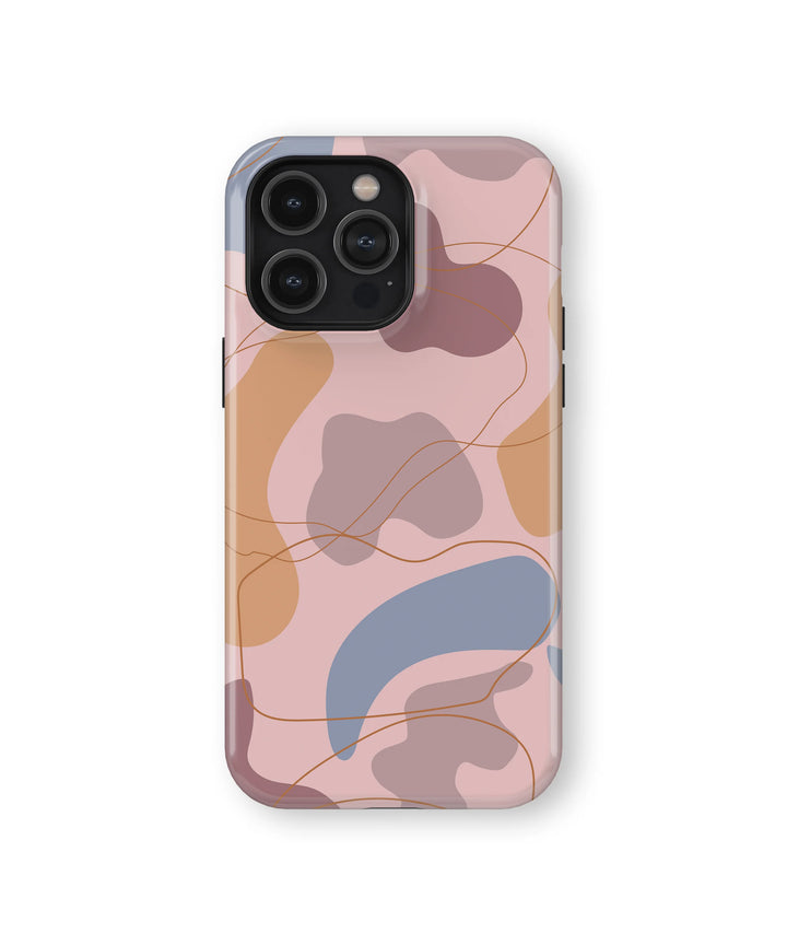 PASTEL RED ABSTRACT