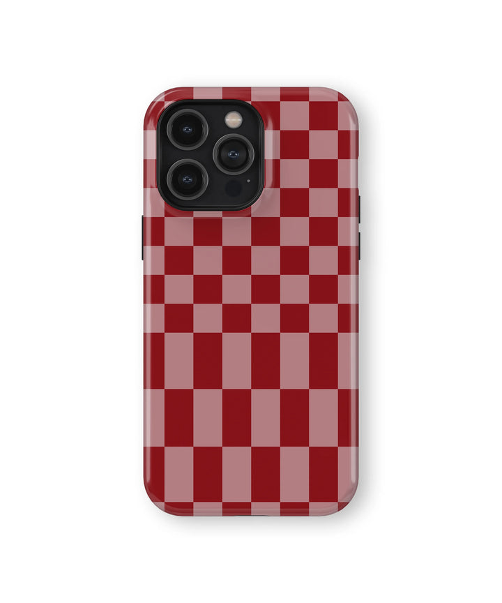 PINK AND RED CHECKERS