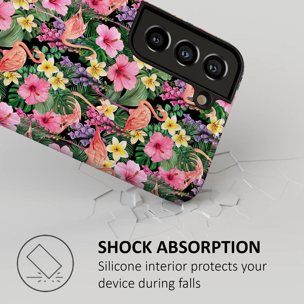 FLORAL FLAMINGO