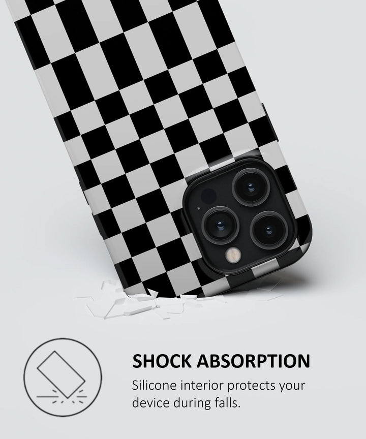 BLACK AND WHITE CHECKERS