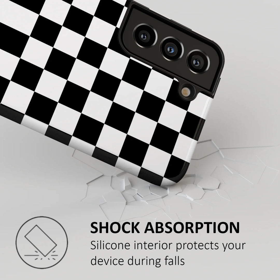 BLACK AND WHITE CHECKERS