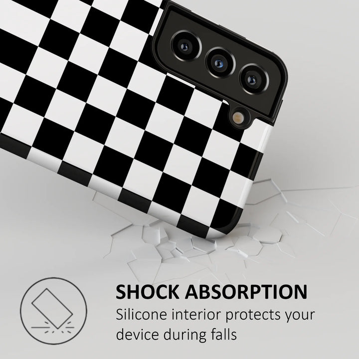 BLACK AND WHITE CHECKERS