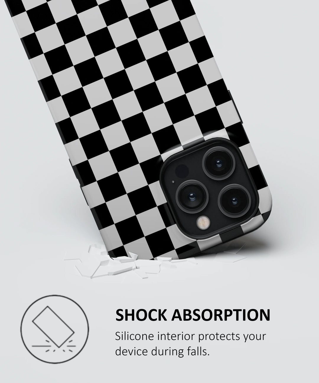 CLASSIC BLACK AND WHITE CHECKERS